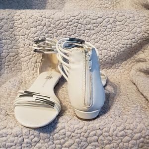 White Strappy sandals